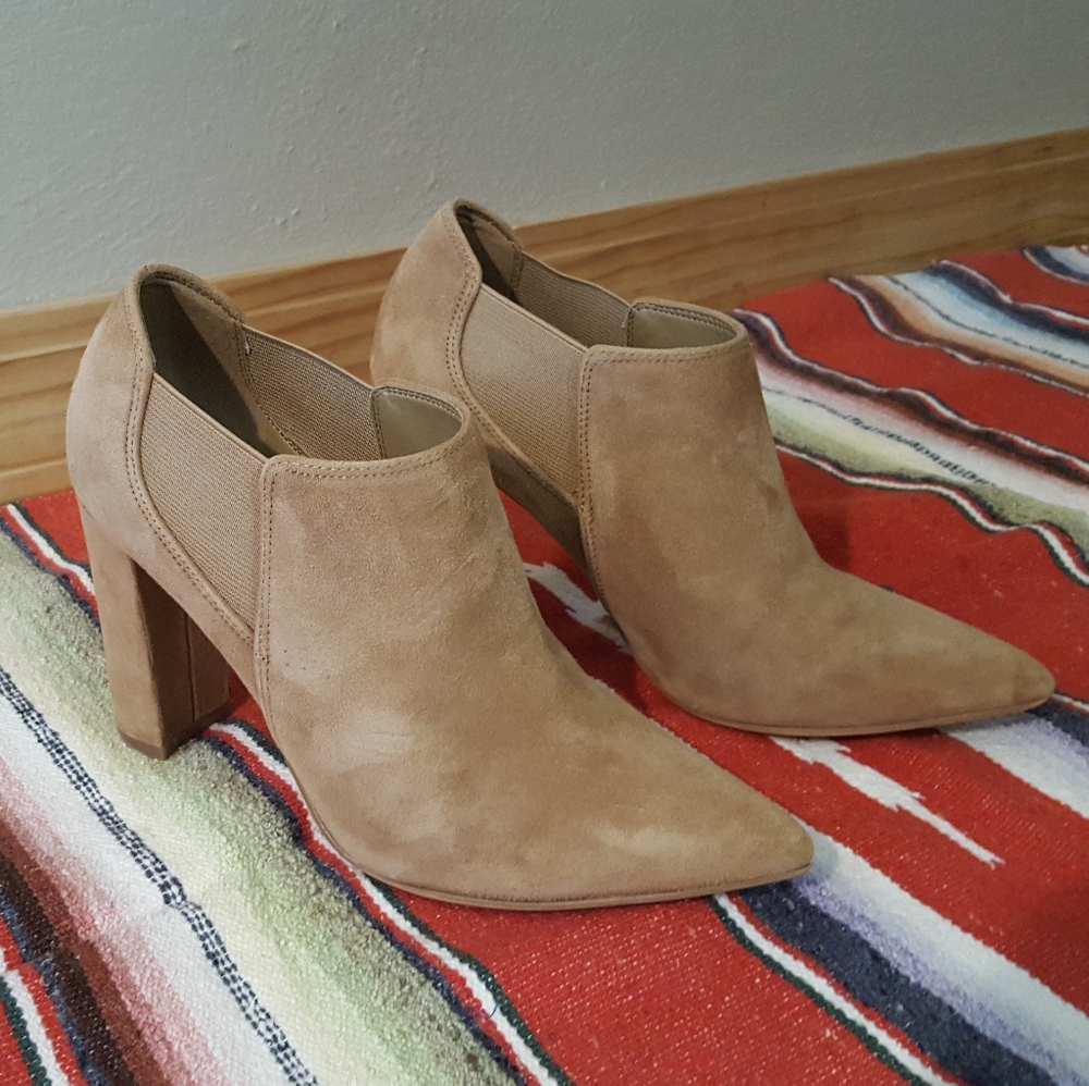 High Heeled Pointed Toe Booties